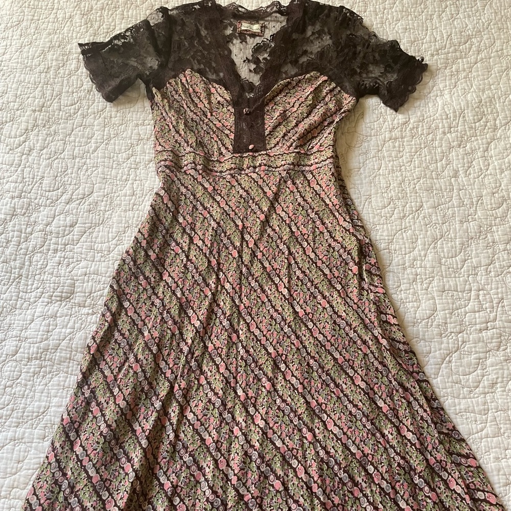 Free people dress with lace detailing